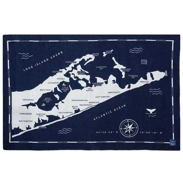 Faribault Hamptons Wool Throw