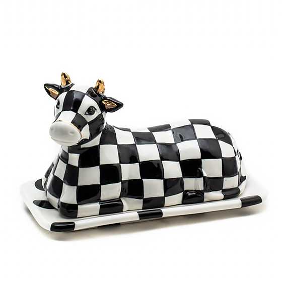 MacKenzie-Childs Cow Butter Dish