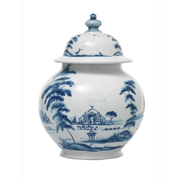 Juliska Country Estate Delft Blue Medium Lidded Ginger Jar