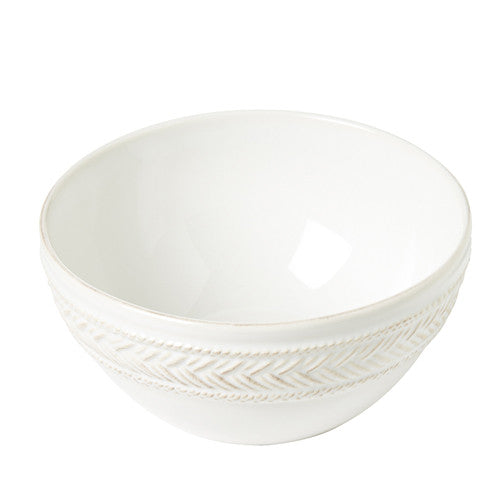 Juliska Le Panier Whitewash Cereal/Ice Cream Bowl