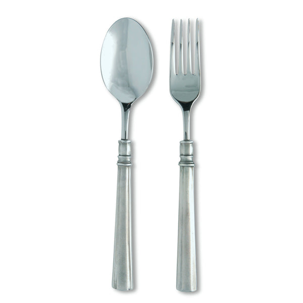 Match Lucia Serving Fork & Spoon