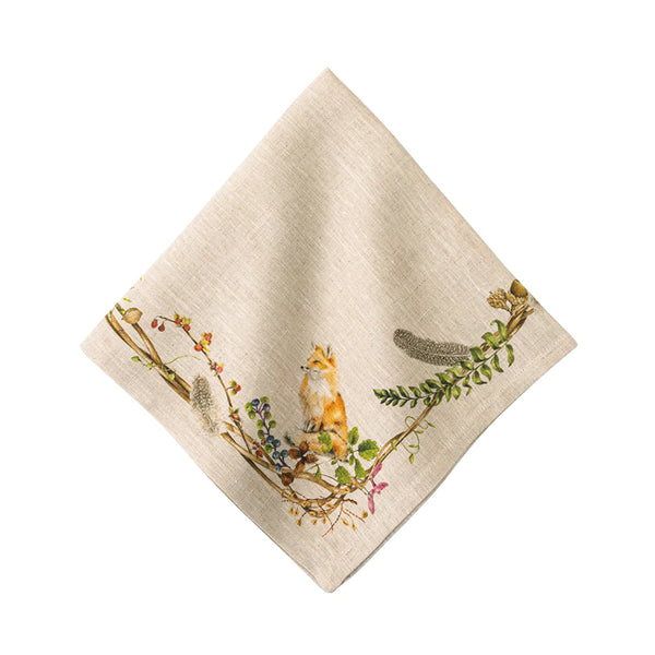 Juliska Forest Walk Animals Napkin