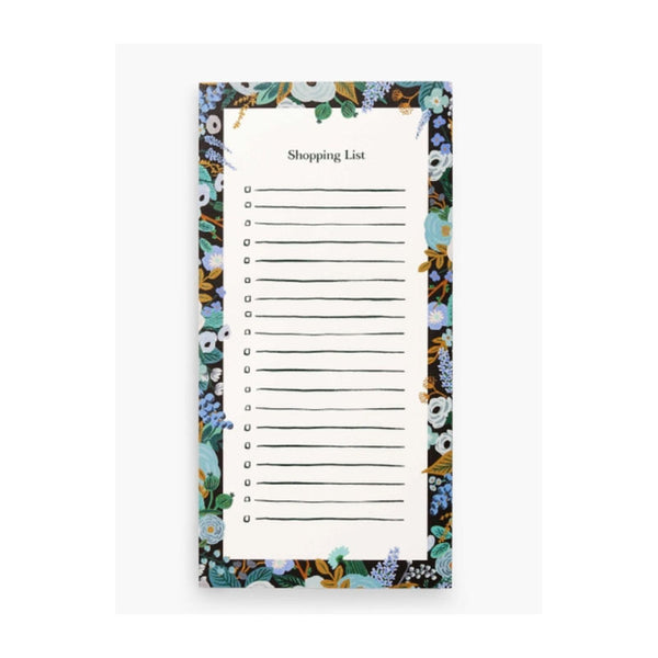 Rifle Paper Garden Party Blue Market Pad