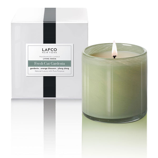 Lafco Fresh Cut Gardenia / Living Room Candle