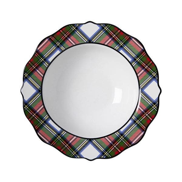 Juliska Stewart Tartan Serving Bowl