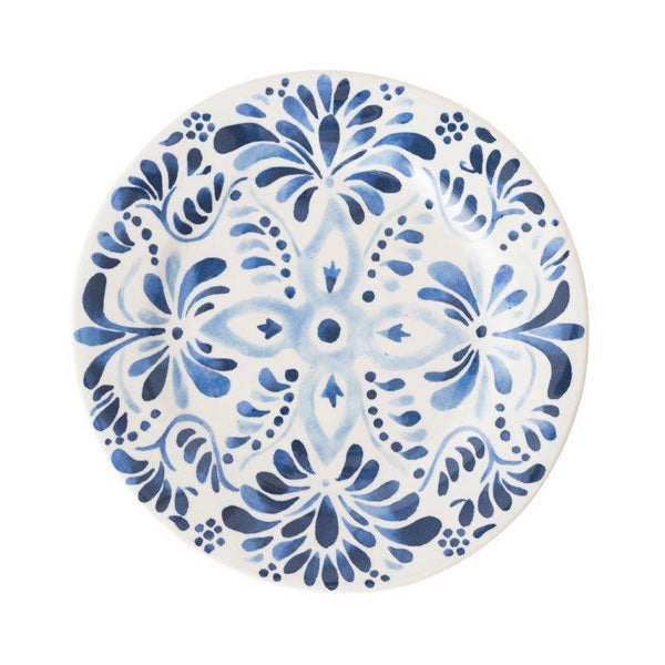 Juliska Wanderlust Iberian Journey Indigo Dessert/Salad Plate