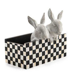 Courtly Check Bunny Planter