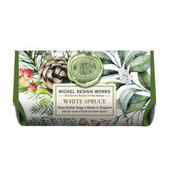 Michel Designs White Spruce Bar Soap