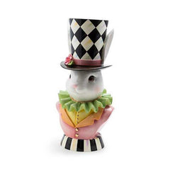 Mackenzie Childs Rose Rabbit Planter