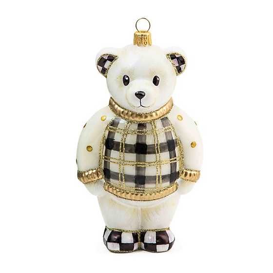 MacKenzie-Childs Polar Bear Ornament