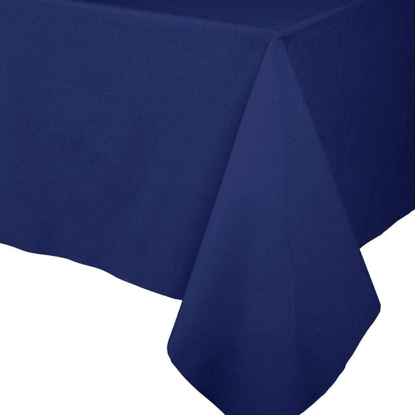 Caspari Navy Paper Linen Table Cloth