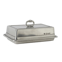 Match Double Butter Dish W/Cover