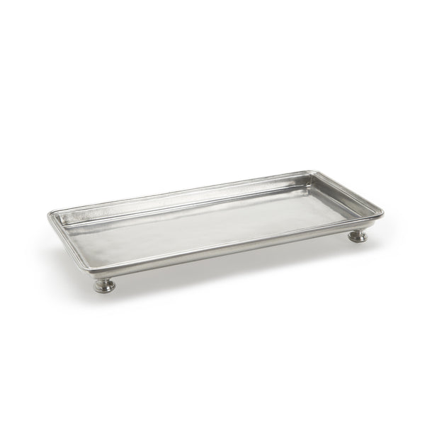 Match Footed Rectangle Service/Vanity Tray