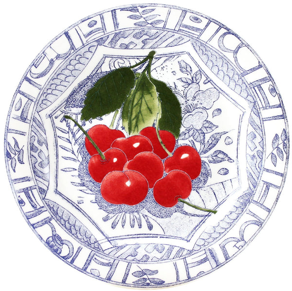 Gien Oiseau Fruit Cherry Dessert Plate