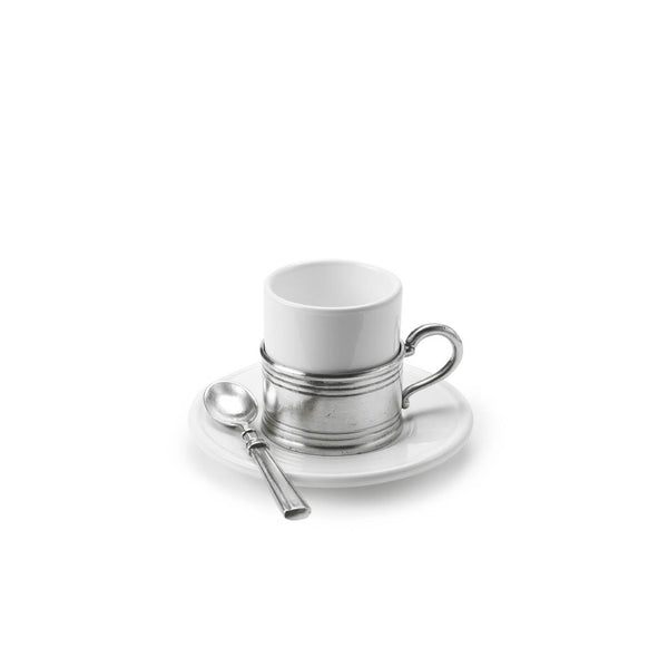 Match Espresso Cup W/Ceramic Saucer