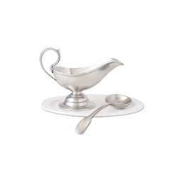 Match Gravy Boat W/Gravy Spoon