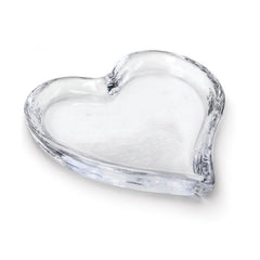 Simon Pearce Glass Heart Tray