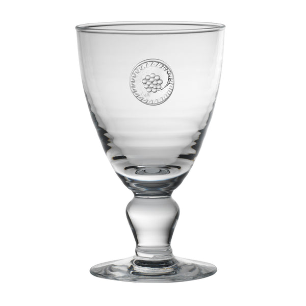 Juliska Berry and Thread Glassware Footed Goblet Clear