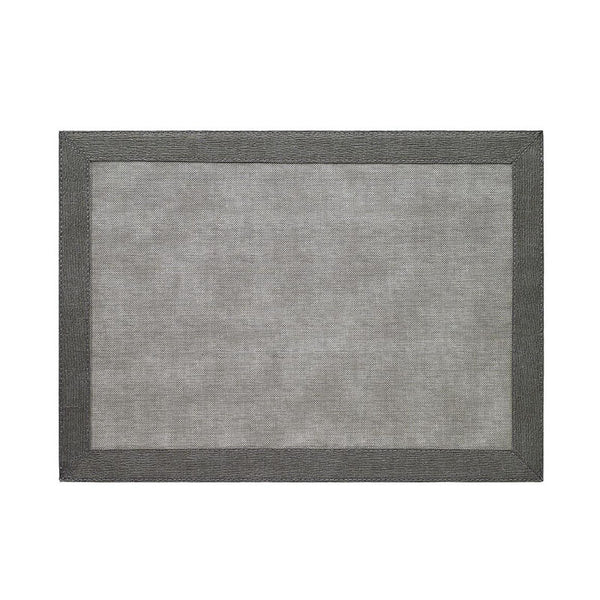 Bodrum Bordino Charcoal/Gray Rectangle Placemat