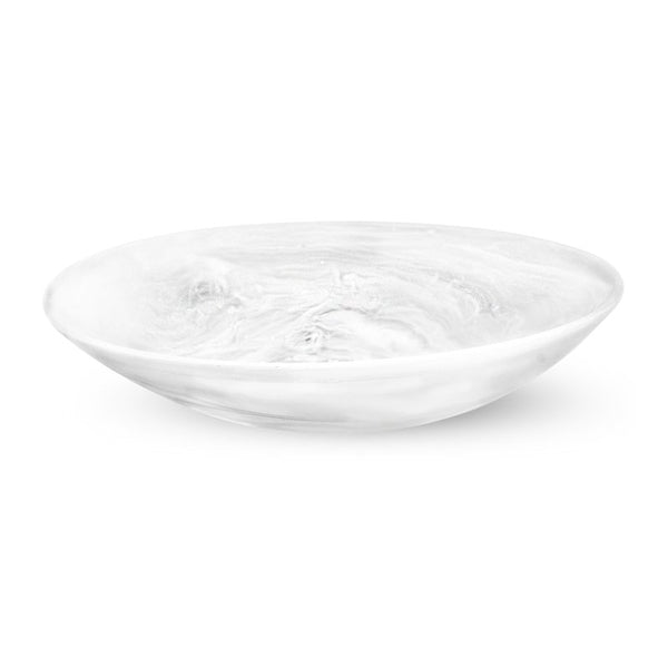 Nashi Resin White Swirl Everyday Bowl - Large