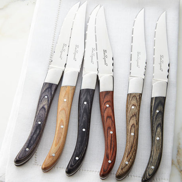 Couzon Louis Laguiole Steak Knives S/6