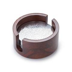 Mary Jurek Design Kenya Rosewood 6 pc Croc Coaster Set