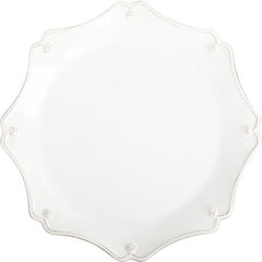 Juliska Berry and Thread Scallop Charger/Server Plate Whitewash