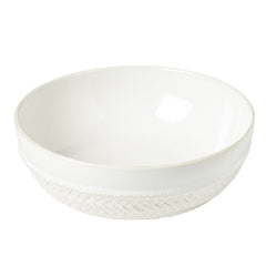 Juliska Le Panier Whitewash Coupe Pasta/Soup Bowl