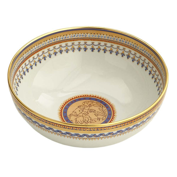 Mottahedeh Chinoise Blue Round Bowl