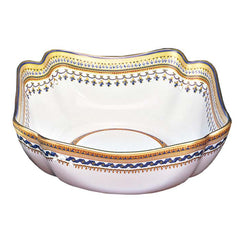 Mottahedeh Chinoise Blue Large Square Bowl