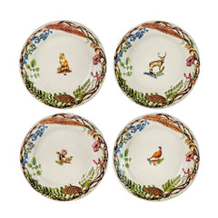 Juliska Forest Walk Animals Dessert / Salad Plates