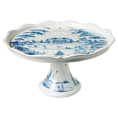 Juliska Country Estate Fete Delft Blue Cake Stand