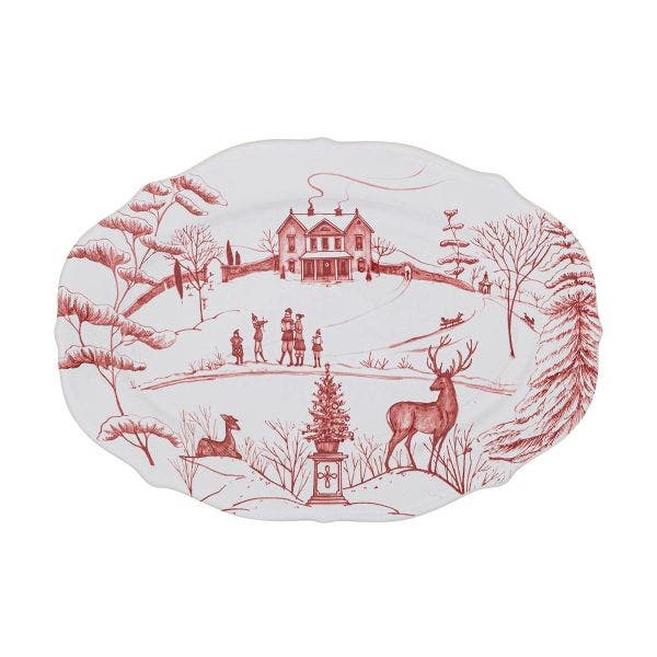 Juliska Country Estate Winter Frolic 8'' Serving Tray