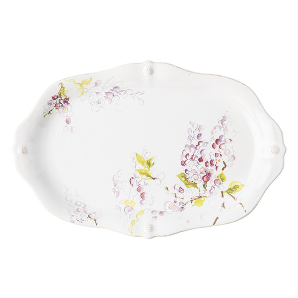 Juliska Berry & Thread Floral Sketch Wisteria 16'' Serving Platter