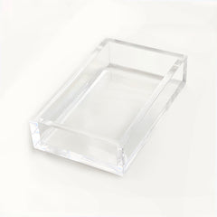 Caspari Acrylic Clear Guest Towel Holder