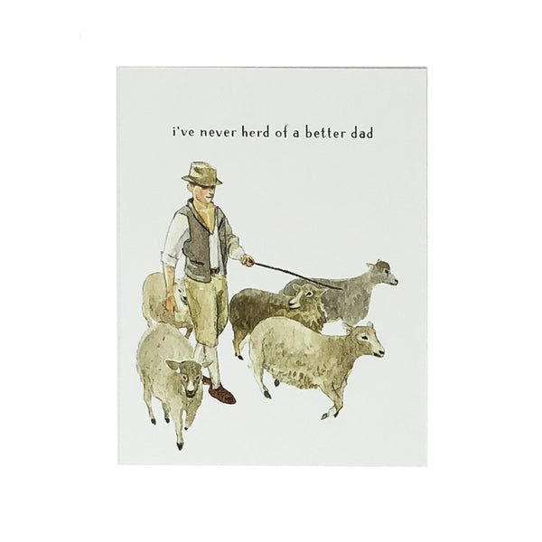“I’ve never herd of a better Dad” Father's Day Card