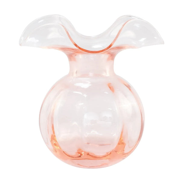 Vietri Hibiscus Glass Pink Medium Vase