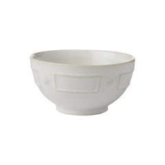 Juliska Berry & Thread French Panel Whitewash Cereal/Ice Cream Bowl