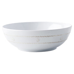 Juliska Al Fresco Berry & Thread Melamine Whitewash Coupe Bowl