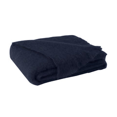 Lands Downunder Brushed Mohair Throw - Navy