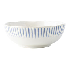 Juliska Sitio Stripe Indigo Coupe Bowl