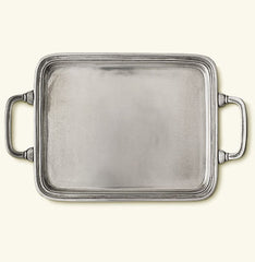 Match Small Rectangle Tray W/Handles