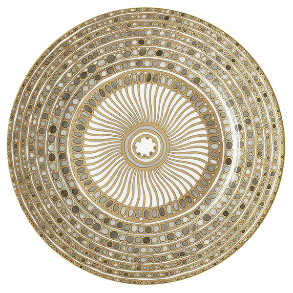 Mottahedeh Syracuse Taupe Charger Plate