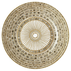 Mottahedeh Syracuse Taupe Charger Plate