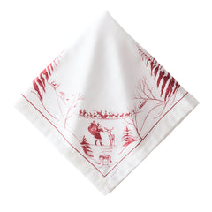 Juliska Country Estate Winter Frolic Ruby Napkin