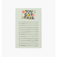 Rifle Paper "You Got This" Notepad